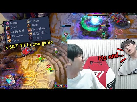 Hopeless game makes Oner gank Doran IRL and beg for end! (Ft. Depressed Gumayusi)