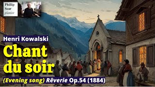 Henri Kowalski: Chant du soir (Rêverie), Op.54