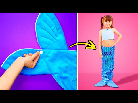 🧜 Can You Believe Mommy 😍 Made This Mermaid Tail For Me? 🌊