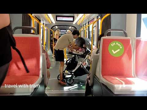 Using public transport at Sydney Australia