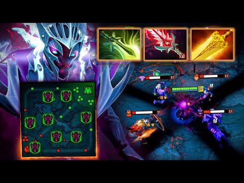 Radiance + Bloodthorn + Butterfly Spectre Hunting Down Enemies Immortal Rank Dota 2