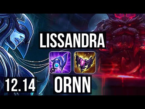 LISSANDRA vs ORNN (MID) | Rank 7, 2/1/11 | EUW Challenger | 12.14