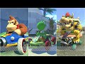 Mario Kart 8 DK Yoshi Bowser Gameplay Compilation HD