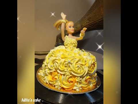 #Cinderella_cake #beautifull_doll_cake #princess_cake #kittu's_cake