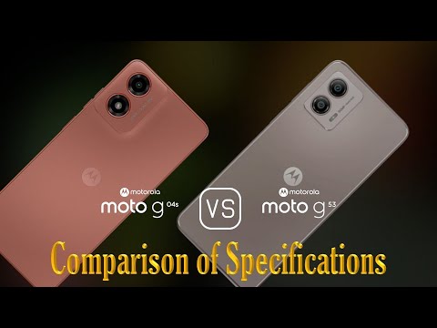 Motorola Moto G04s vs. Motorola Moto G53: A Comparison of Specifications