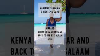 What Did it Cost?  Zanzibar Tanzania