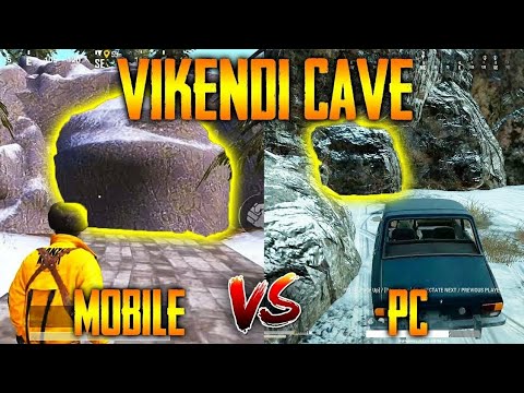 PUBG Vikendi secret cave loot comparison |Pubg Pc vs Pubg mobile