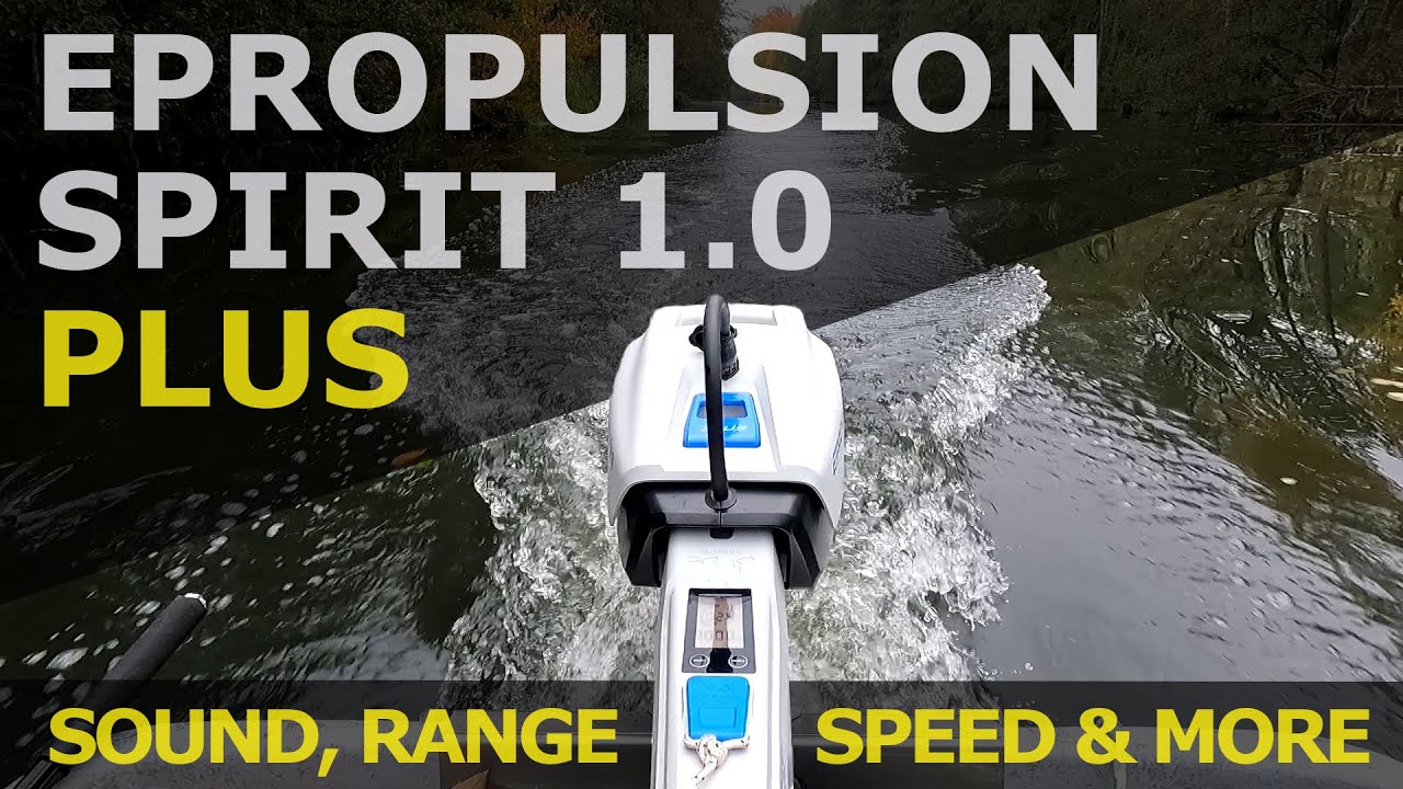 ePropulsion Spirit 1.0 Plus - New Portable Electric Outboard Motor / Engine - Sound, Range, Speed...