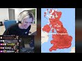 xQc Dies Laughing at Map of Pubs in The UK