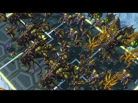 BREAKING Starcraft 2 Direct Strike with BROKEN Leviathans and Zerg Air Spam Starcraft 2 Mod Arcade