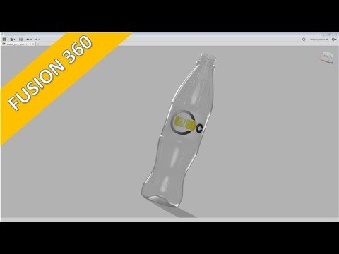 PET Bottle Part 2 Autodesk Fusion 360 Training Surfaces