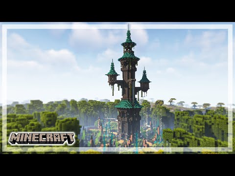 Minecraft Fantasy Wizard Tower - Timelapse & Cinematic