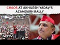 Azamgarh News | Chaos At Akhilesh Yadav's Azamgarh Rally, Days After Disturbance In Prayagraj