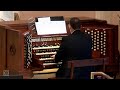 “In dir ist Freude, BWV 615” (Bach), Jeff Brummel, organ