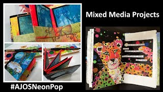 Mixed Media Projects = Bye Bye Neon Pop