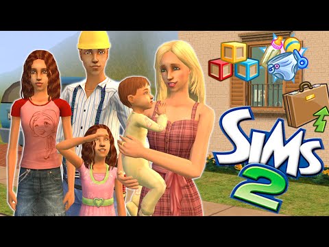 Running a hectic household in the sims 2! // Sims 2 nostalgic gameplay