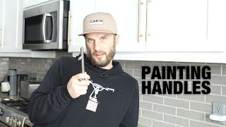 Painting Cabinet Handles. What to expect. Unsponsored truth.
