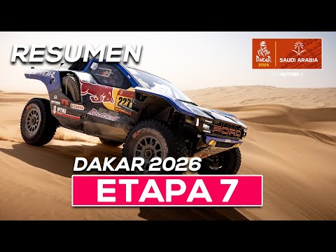 Carlos Sainz y Nani Roma arañan más tiempo a Al-Attiyah - Resumen Etapa 7 Dakar 2026 | SoyMotor.com