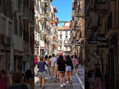 📍PAMPLONA 🇪🇦 Moments from One of Spain’s Most Beautiful Northern Cities #travel #4kwalk #europe