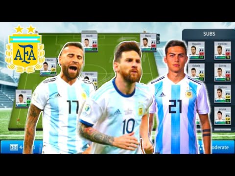Top class Argentina Squad | Dream League Soccer Video