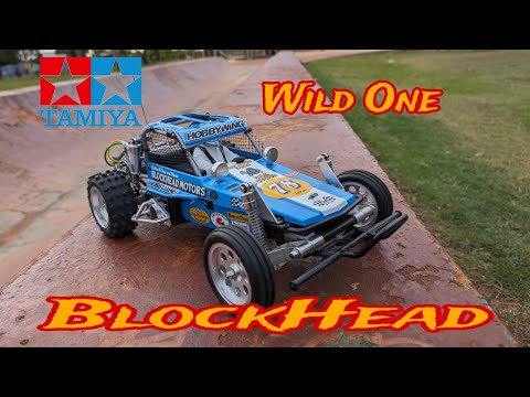 Tamiya Wild One Blockhead Motors takes on the bmx track