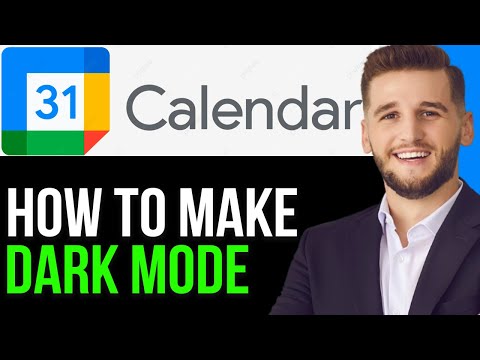 HOW TO MAKE GOOGLE CALENDAR DARK MODE 2025! (EASY GUIDE)