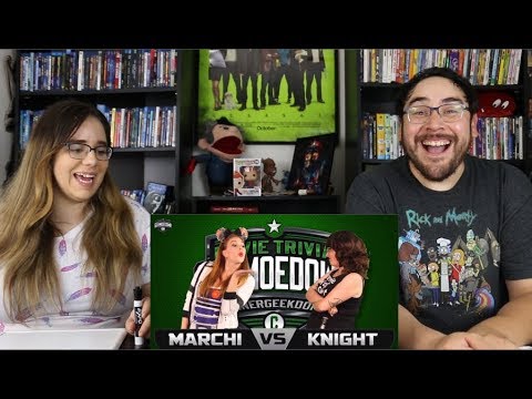 Keetin Marchi VS Rosie Knight REACTION - Movie Trivia Schmoedown Innergeekdom