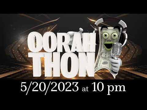 LIVE: OORAHTHON - THE BIGGEST EVENT OF THE YEAR - Motzei Shabbos, May 20 - 10 PM