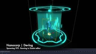 Nanocorp | Game | DevLog - Spawn VFX Sound tests