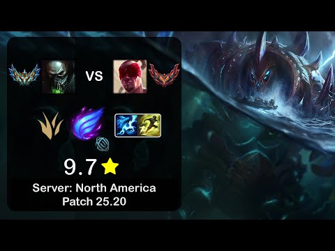 Urgot Jungle vs Lee Sin - NA Challenger - Patch 25.20