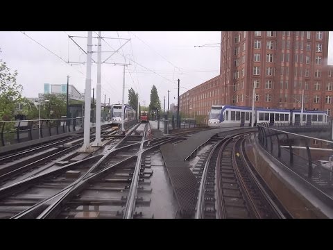 HTM RandstadRail 4k Den Haag Monstersestraat - Zoetermeer Javalaan | regen | RegioCitadis 4043