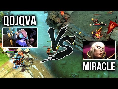 Miracle- Invoker vs qojqva Tinker Mid - M-GOD Back to His Signature Invoker - EPIC Gameplay Dota 2