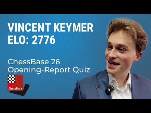 Vincent Keymer beim CB26 Eröffnungsreport Quiz - Wijk aan Zee