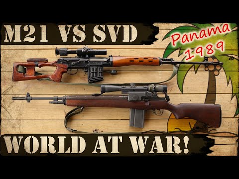 M21 vs SVD - Sniper Duel - Panama 1989!
