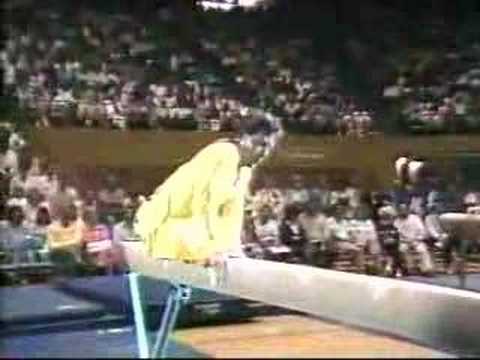 1988 Paul Hunt gymnastics comedy beam routine