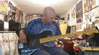 Video thumbnail for 12 min Demo of my 1980s Kramer  700 ST Bass.  Made in Korea by Romano Gonnella Jr