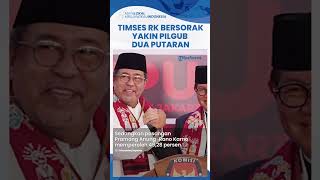 Pamer Hasil Real Count, Timses Ridwan Kamil-Suswono Bersorak Gembira, Yakin Pilgub Jakarta 2 Putaran
