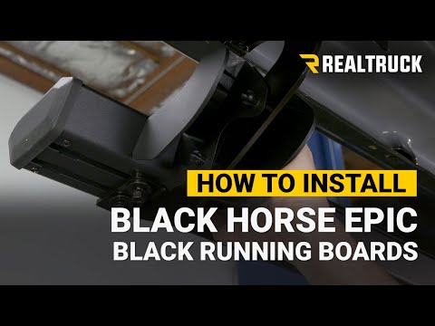 How to Install Black Horse Epic Black Running Boards on a 2020 Ram 2500