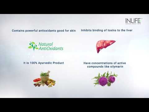 Inlife milk thistle capsules 600mg