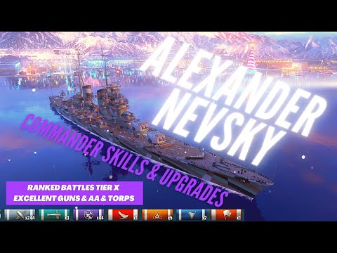 Russian Light Cruise Alexander Nevsky WoWs ( Ranked Battles ) World of Warships #gaming