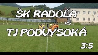 preview picture of video 'ŠK Radoľa - TJ Podvysoká (dorast)'