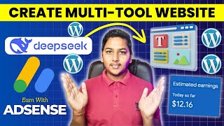 Create Multi-tool Website Using DeepSeek Ai And Make Money With AdSense