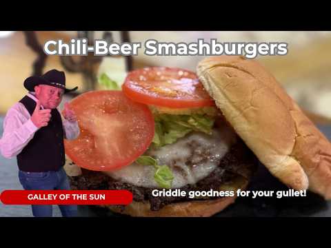 This Burger Recipe Will Blow Your Mind! Chili Beer Smashburgers!