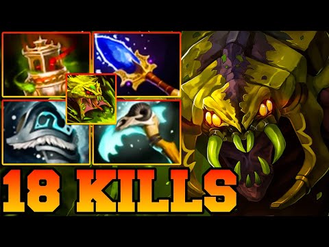 Venomancer Dota 2 Support Carry Offlane 7.33 Pro Gameplay Build Guide Jungle
