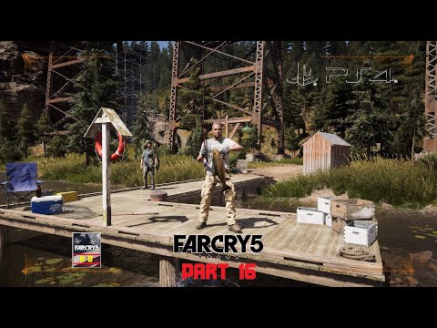 Far Cry 5 [PS4] - Walkthrough Part 16 (Hard Mode) 100% | Fish Market