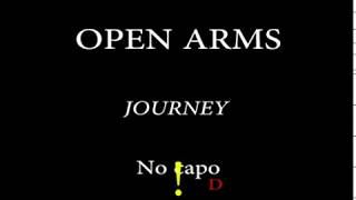 OPEN ARMS - JOURNEY - Easy Chords and Lyrics