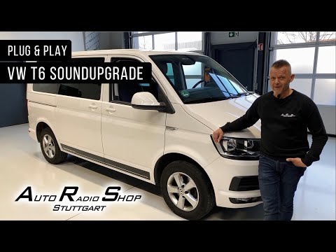 VW T6 Klangverbesserung! DSP-Amp und Subwoofer in der Sitzkonsole zum Selbsteinbau