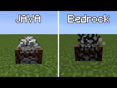 25 Differences between Minecraft JAVA and BEDROCK