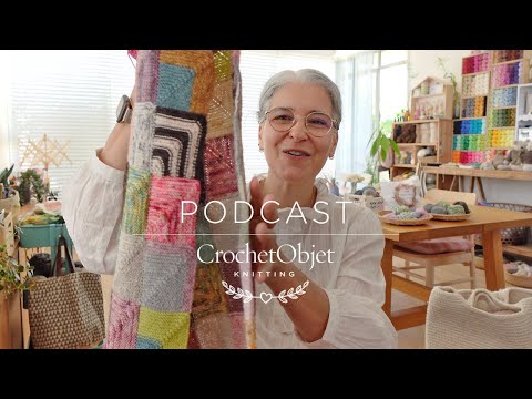 CrochetObjet knitting podcast - Which of my WIP's will be traveling with me
