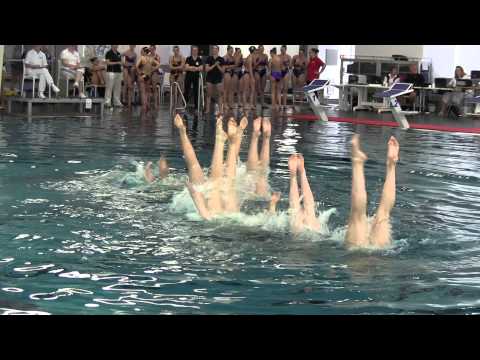 Synchronschwimmen DJMS 2015 Gruppe A/B TSV Eintracht Karlsfel